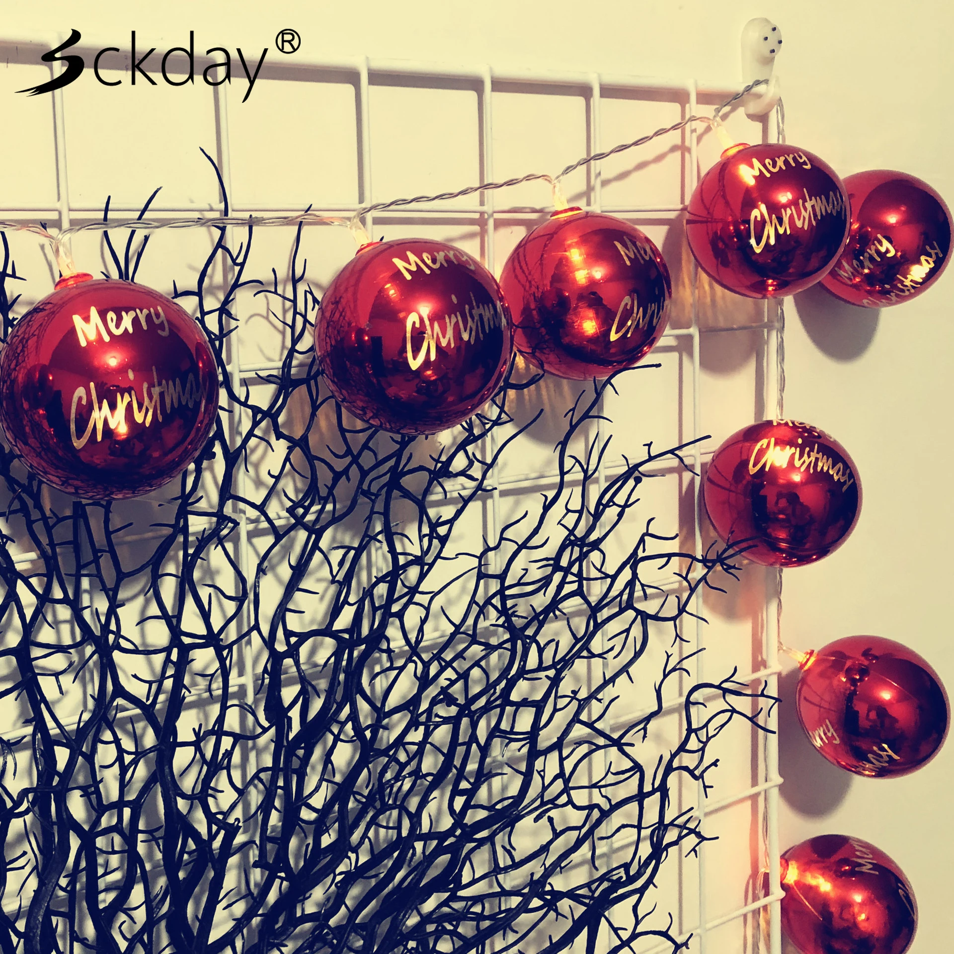LED Merry Christmas Ball String Lights Garland Fairy Lights Xmas Tree Party Wedding New Year Home Room Indoor Outdoor Decoration
LED Merry Christmas Ball String Lights Garland Fairy Lights Xmas Tree Party Wedding New Year Home Room Indoor Outdoor Decoration