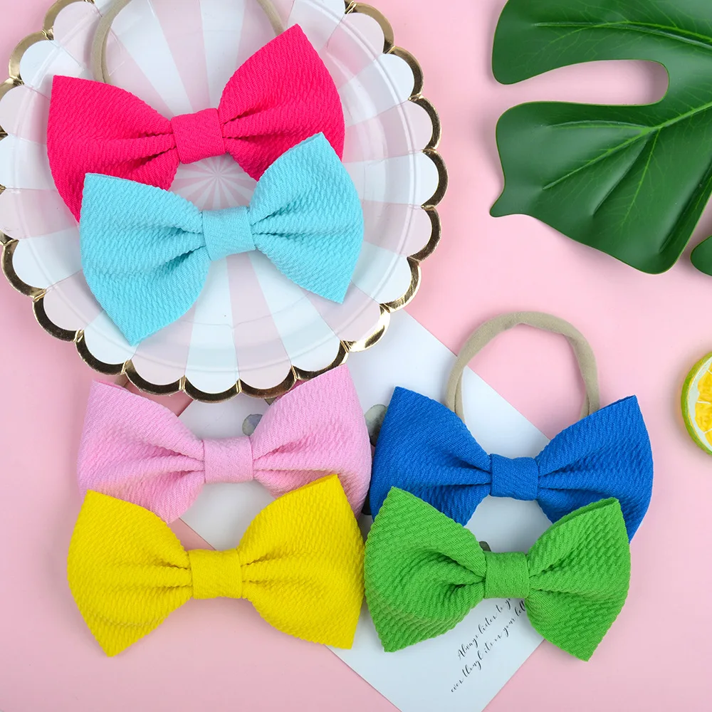 20 PCS Big Bows Baby Nylon Headbands Hairbands Hair Bows Elastics for Baby Girls Newborn Infant Toddler Child Hair Accessories 
20 PCS Big Bows Baby Nylon Headbands Hairbands Hair Bows Elastics for Baby Girls Newborn Infant Toddler Child Hair Accessories