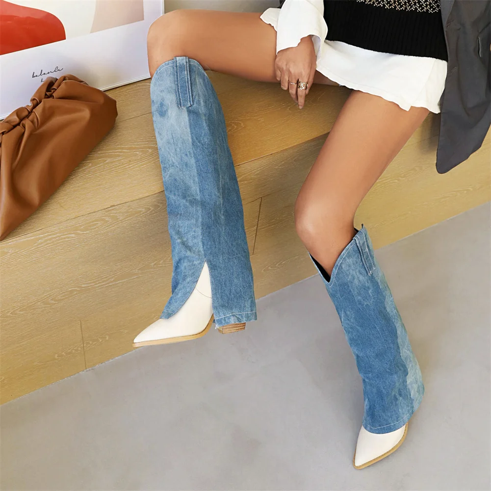 Lapolaka Fashion Women Shoes Female Boots Comfylip-On Patchwork Med Heel Sewing Trendy Show Style Women Knee High Boots
Lapolaka Fashion Women Shoes Female Boots Comfylip-On Patchwork Med Heel Sewing Trendy Show Style Women Knee High Boots