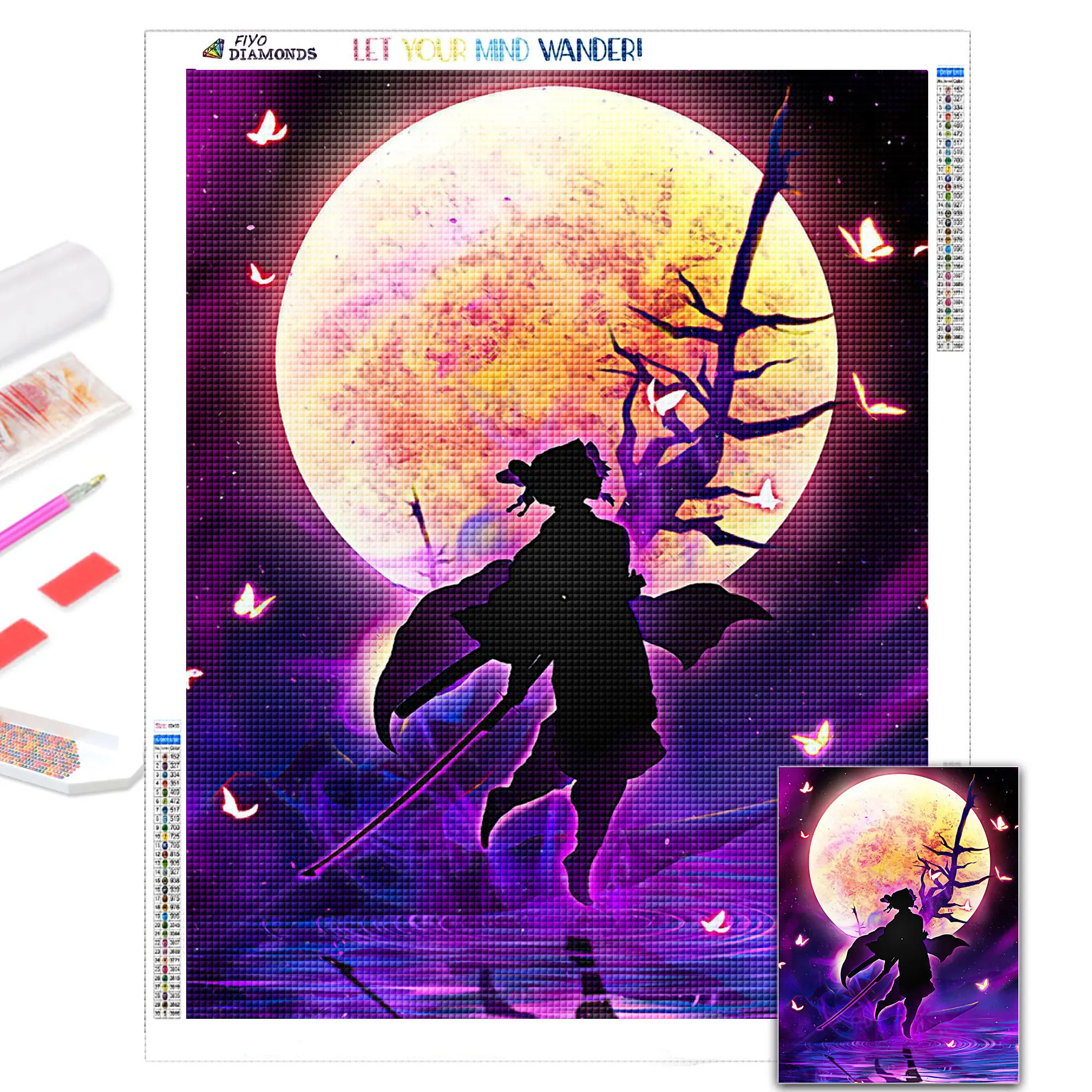 Diamond Painting Anime Demon Slayer Picture of Rhinestones Full Diamond Art Mosaic Embroidery Cross Stitch Kits Home Decor
Diamond Painting Anime Demon Slayer Picture of Rhinestones Full Diamond Art Mosaic Embroidery Cross Stitch Kits Home Decor