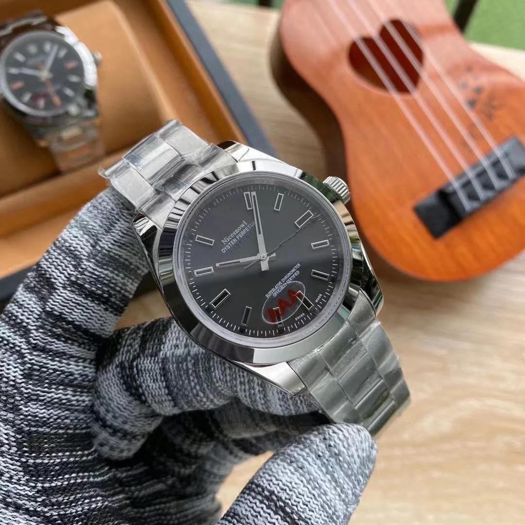 High Quality Lightning Watch 116400GV Black 40MM Standard Dial Automatic Movement Silver Original Clasp Man Watches for Men
High Quality Lightning Watch 116400GV Black 40MM Standard Dial Automatic Movement Silver Original Clasp Man Watches for Men