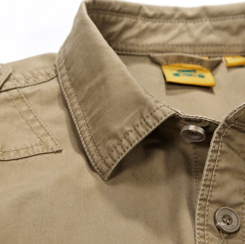 Summer Military Shirt Men Cotton Mens Shirts Chemise Homme Manche Longue Plus Size 3XL Camisa Masculina Casual Shirts
Summer Military Shirt Men Cotton Mens Shirts Chemise Homme Manche Longue Plus Size 3XL Camisa Masculina Casual Shirts