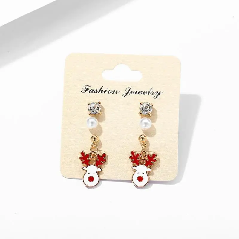 Fashion Christmas Earrings Christmas Cute Cartoon Animal Pendant Earrings Jewelry Accessories for Women Girl
Fashion Christmas Earrings Christmas Cute Cartoon Animal Pendant Earrings Jewelry Accessories for Women Girl