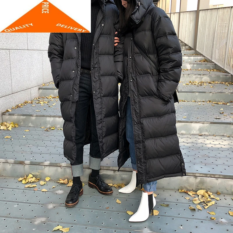 Coat Female Winter Male Fashion 20% Duck Down Jacket Men Hooded Thick Warm Long Women's Jackets Abrigos Hiver 929009LW994
Coat Female Winter Male Fashion 20% Duck Down Jacket Men Hooded Thick Warm Long Women's Jackets Abrigos Hiver 929009LW994