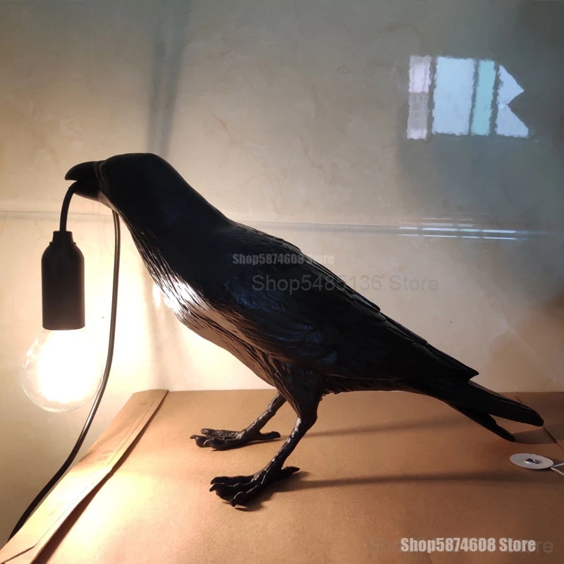 Seletti Bird Lamp Led Table Lamps Modern Resin Crow Desk Lamp for Living Room Bedroom Light Fixtures Wall Sconce Home Art Decor
Seletti Bird Lamp Led Table Lamps Modern Resin Crow Desk Lamp for Living Room Bedroom Light Fixtures Wall Sconce Home Art Decor