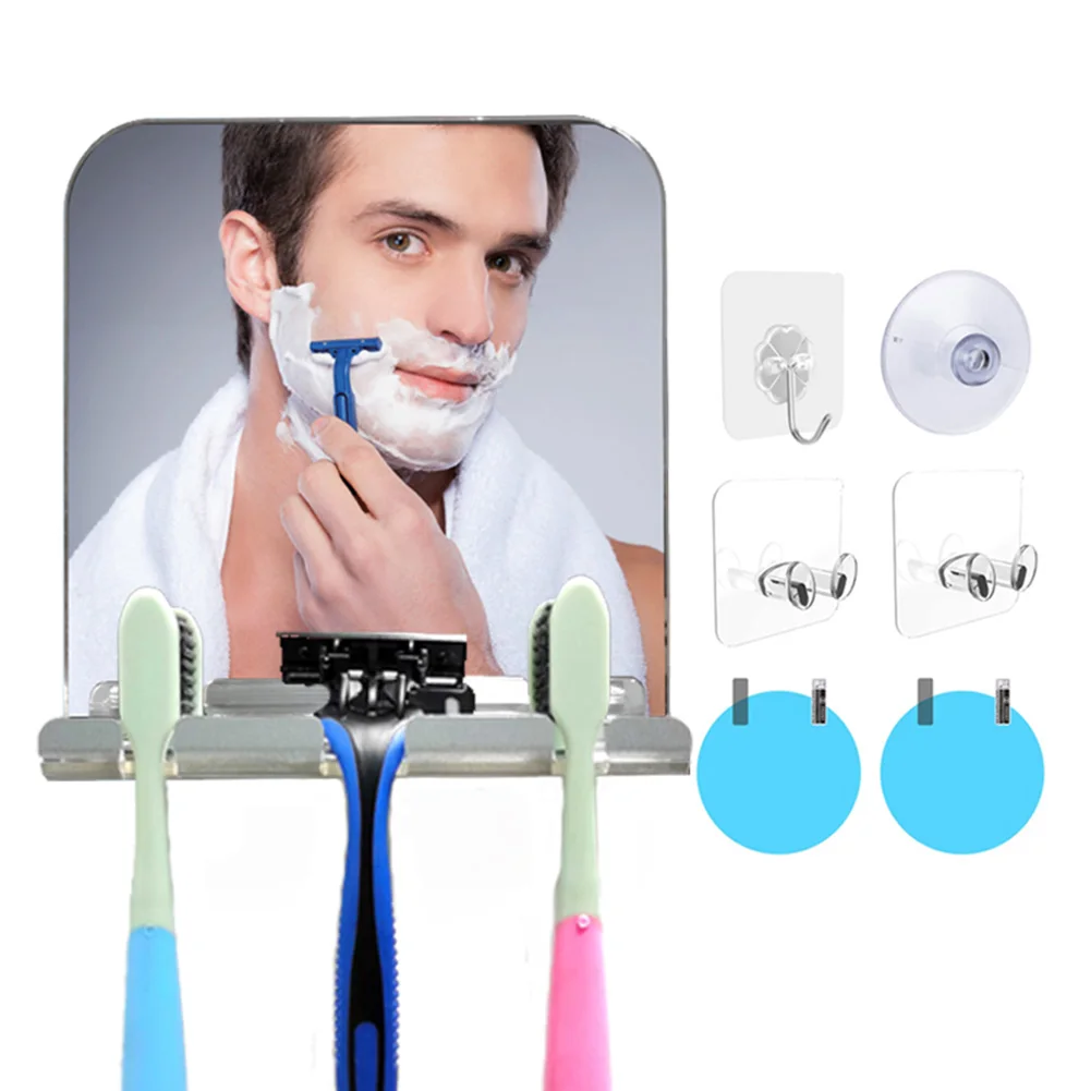 Acrylic Anti-Fog Shower Mirror Bathroom Shaving Mirror with Razor Hook Fogless Wall Hanging Mirror for Bathroom For Men Women
Acrylic Anti-Fog Shower Mirror Bathroom Shaving Mirror with Razor Hook Fogless Wall Hanging Mirror for Bathroom For Men Women