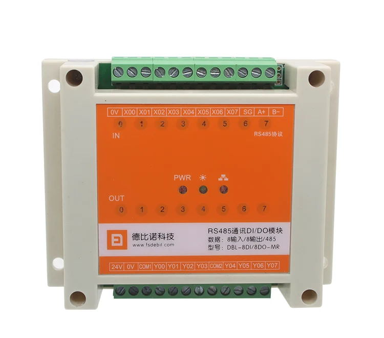 Modbus RTU протокол 8 в 8 out RS485 модуль дистанционного управления ввода-вывода данных распределенный PLC расширение модуль
Modbus RTU протокол 8 в 8 out RS485 модуль дистанционного управления ввода-вывода данных распределенный PLC расширение модуль