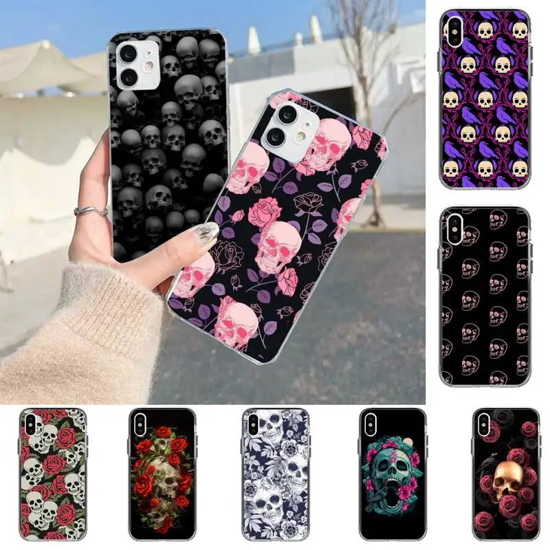 Gothic Fashion Skull Phone Case for iPhone 11 12 13 mini pro XS MAX 8 7 6 6S Plus X 5S SE 2020 XR
Gothic Fashion Skull Phone Case for iPhone 11 12 13 mini pro XS MAX 8 7 6 6S Plus X 5S SE 2020 XR