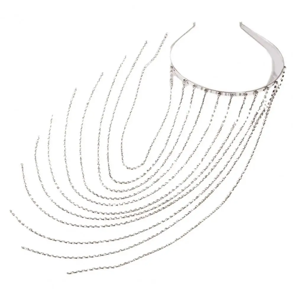 Hairhoop Exquisite Eye-catching Rhinestone Tassel Headband Headwear for Women
Hairhoop Exquisite Eye-catching Rhinestone Tassel Headband Headwear for Women