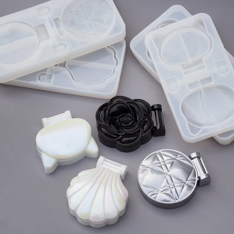 Makeup Mirror Mould UV Resin Molds Shell Mirror Cat Diamond Rose Mirror Makeup Folding Mirror Silicone Molds for Handicrafts
Makeup Mirror Mould UV Resin Molds Shell Mirror Cat Diamond Rose Mirror Makeup Folding Mirror Silicone Molds for Handicrafts