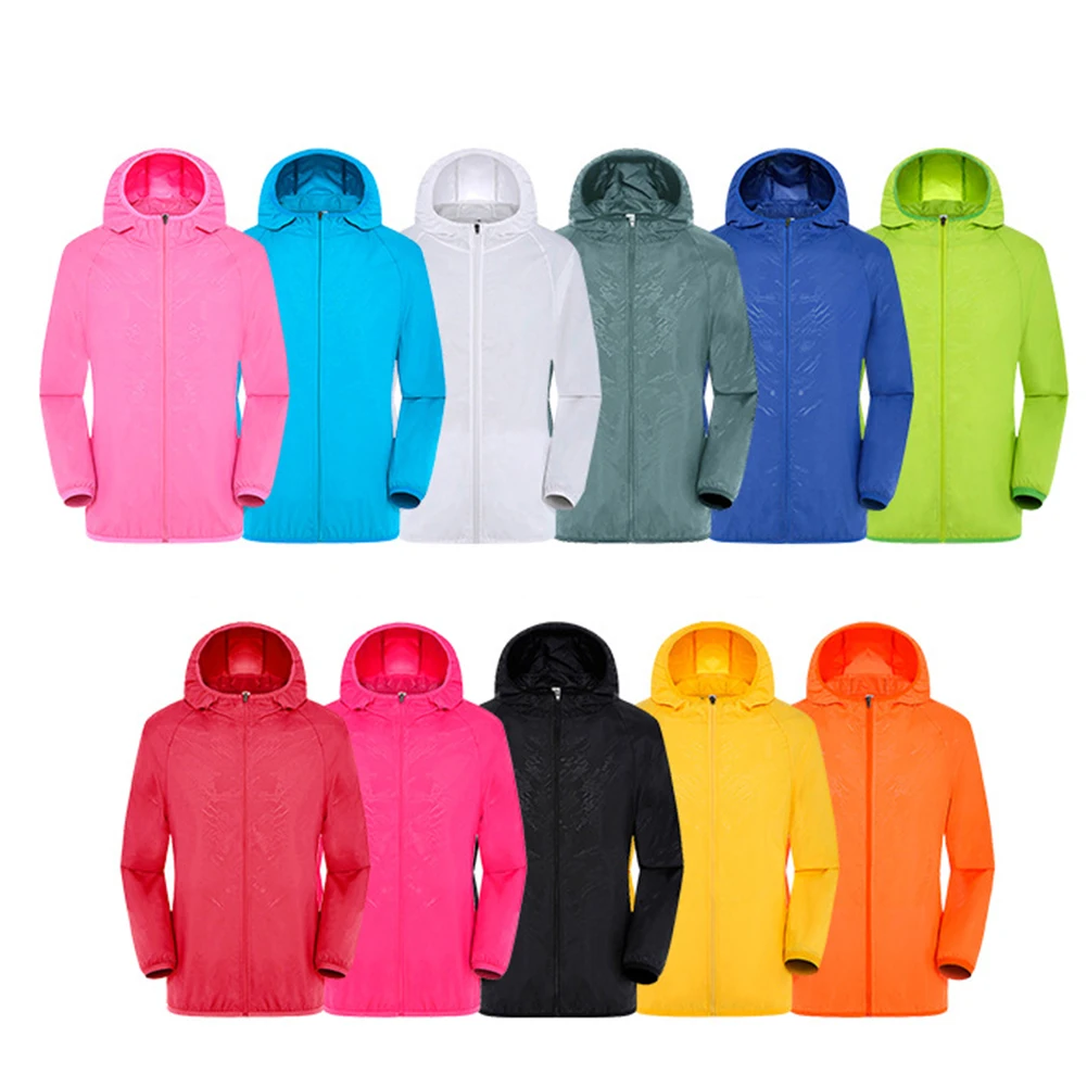 Men Women Hooded Jacket Waterproof Quick Dry Windbreaker Sun Protection Jacket for Hiking Camping Hunting Outdoor Sports
Men Women Hooded Jacket Waterproof Quick Dry Windbreaker Sun Protection Jacket for Hiking Camping Hunting Outdoor Sports