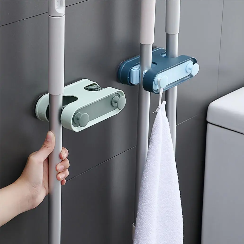 1Pc Mop Holder Wall Mounted Bathroom Storage Tools For Kitchen Mop Hook Racks Kitchen Organizer Home Deco Dropshipping H0129
1Pc Mop Holder Wall Mounted Bathroom Storage Tools For Kitchen Mop Hook Racks Kitchen Organizer Home Deco Dropshipping H0129
