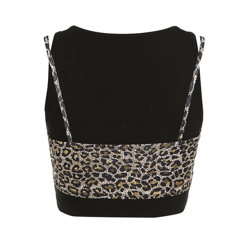 Uclio Women's New Leopard Print Camisole Tank Top Exposed Short Sexy 2-Piece Dark Khaki
Uclio Women's New Leopard Print Camisole Tank Top Exposed Short Sexy 2-Piece Dark Khaki