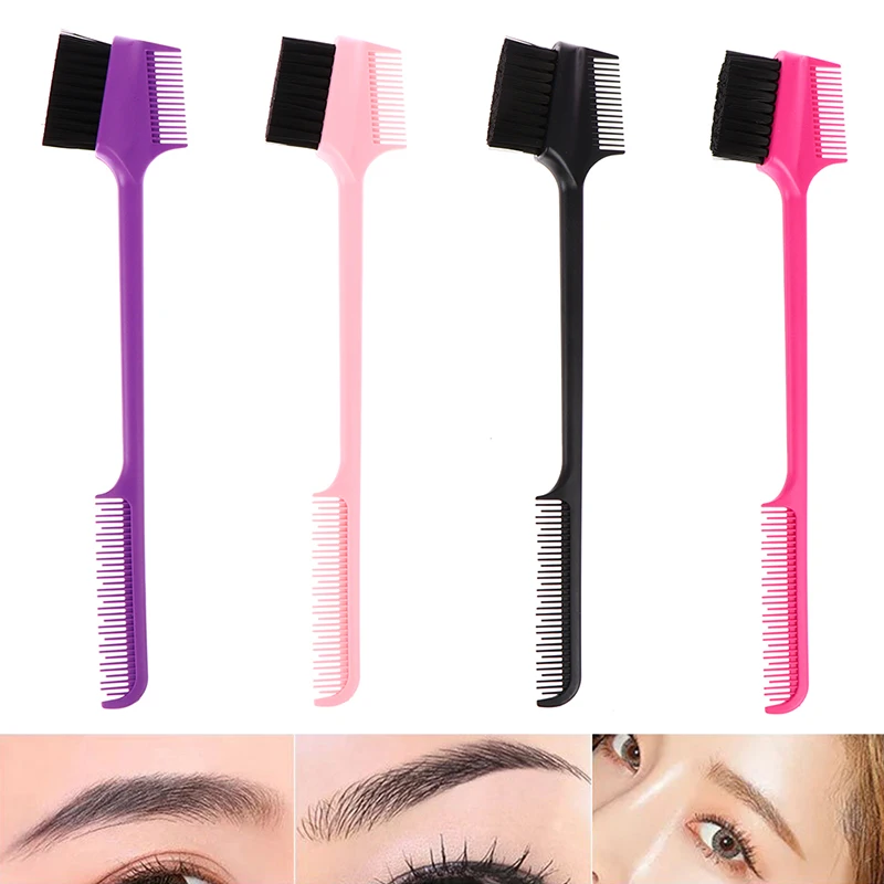 Расческа для волос двухсторонняя многоцветная, инструмент для укладки и укладки бровей, 1 шт.
Расческа для волос двухсторонняя многоцветная, инструмент для укладки и укладки бровей, 1 шт.