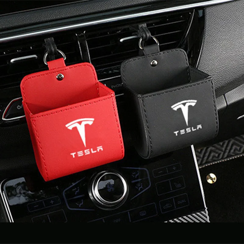 For Tesla Model 3 Model X Y Car Accessories Air Outlet Leather Storage Box ,Organizer Pocket Bag Interior Decoration Supplies
For Tesla Model 3 Model X Y Car Accessories Air Outlet Leather Storage Box ,Organizer Pocket Bag Interior Decoration Supplies