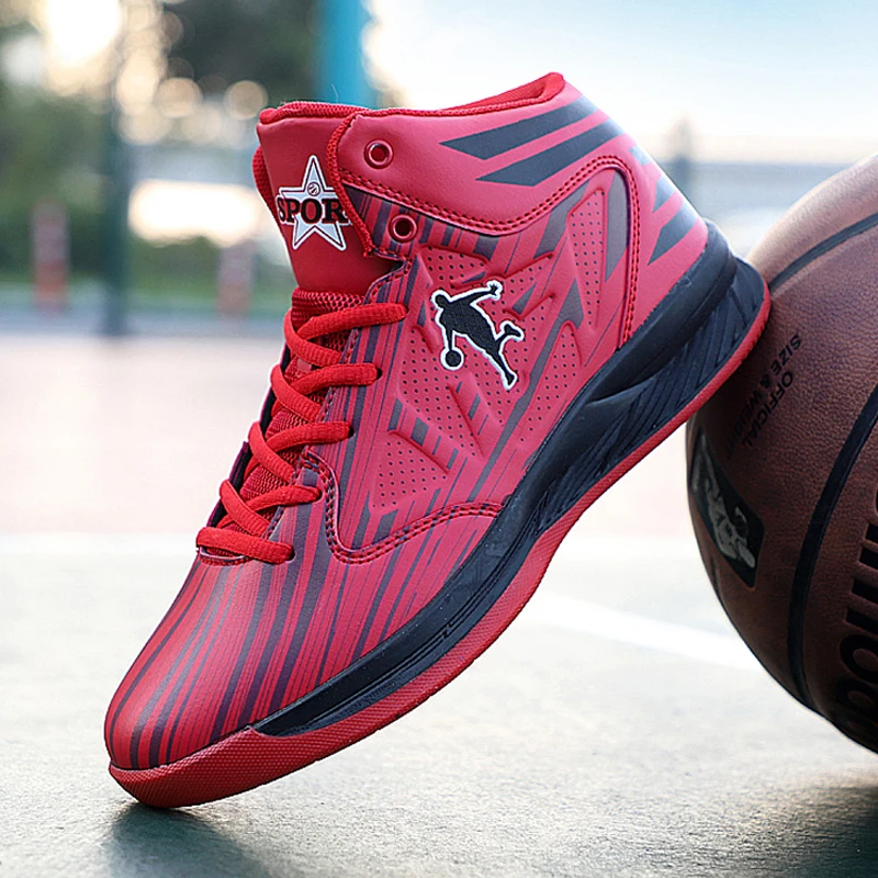 Autumn 2022 Basketball Shoes Men High-Top Sneakers Male Cushioning Fashion Flats Student Leather Non-Slip Outdoor Sport Shoes
Autumn 2022 Basketball Shoes Men High-Top Sneakers Male Cushioning Fashion Flats Student Leather Non-Slip Outdoor Sport Shoes