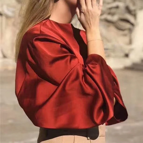 Shirt Spring/Summer Women 2021 New Shirt Fashionable Casual Solid Color Light Shirt Top
Shirt Spring/Summer Women 2021 New Shirt Fashionable Casual Solid Color Light Shirt Top