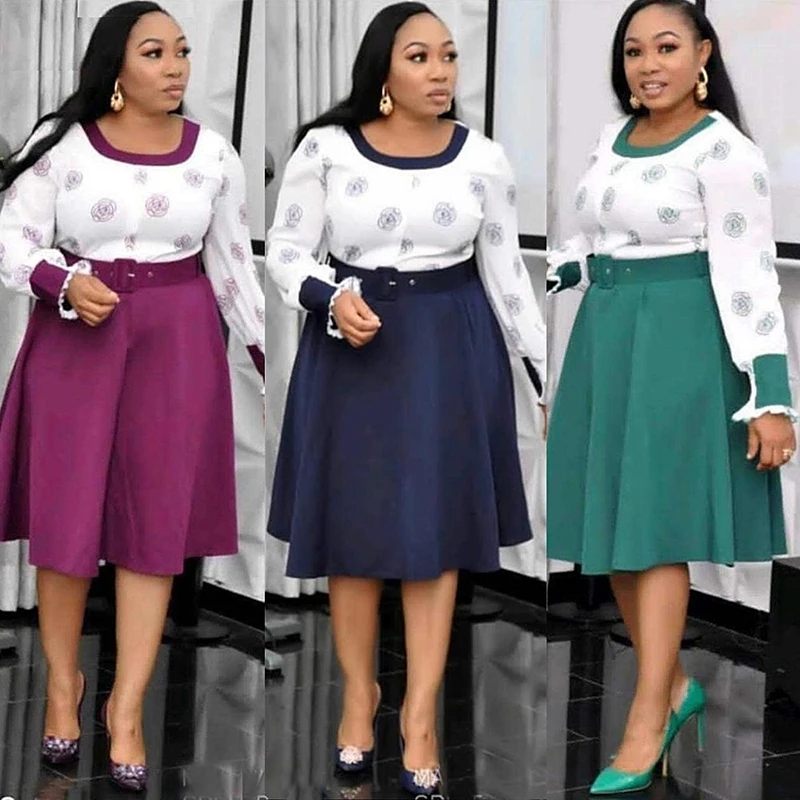 Spring Autumn African Dresses For Women Fashion Print Pleated Dress Big Size Africa Clothing Long Sleeve Dress Office Lady Party
Spring Autumn African Dresses For Women Fashion Print Pleated Dress Big Size Africa Clothing Long Sleeve Dress Office Lady Party