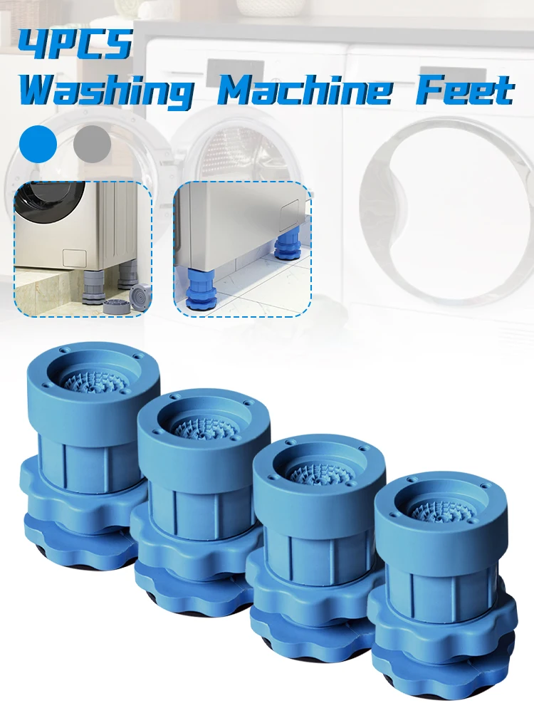 4 Pcs Washing Machine Support Adjustable Non-slip Mat Shock And Noise Cancelling Washing Machine Feet Pad For Fridge And Dryer
4 Pcs Washing Machine Support Adjustable Non-slip Mat Shock And Noise Cancelling Washing Machine Feet Pad For Fridge And Dryer