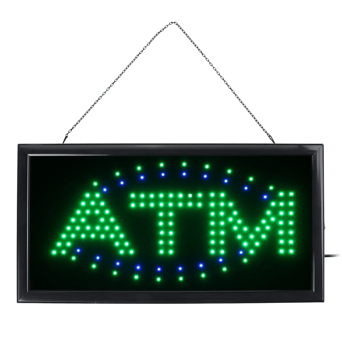 ATM Sign LED Light Neon Green Flashing Light Sign Artwork Bar Club KTV Wall Hanging Decoration Commercial Lighting Neon Lamp
ATM Sign LED Light Neon Green Flashing Light Sign Artwork Bar Club KTV Wall Hanging Decoration Commercial Lighting Neon Lamp