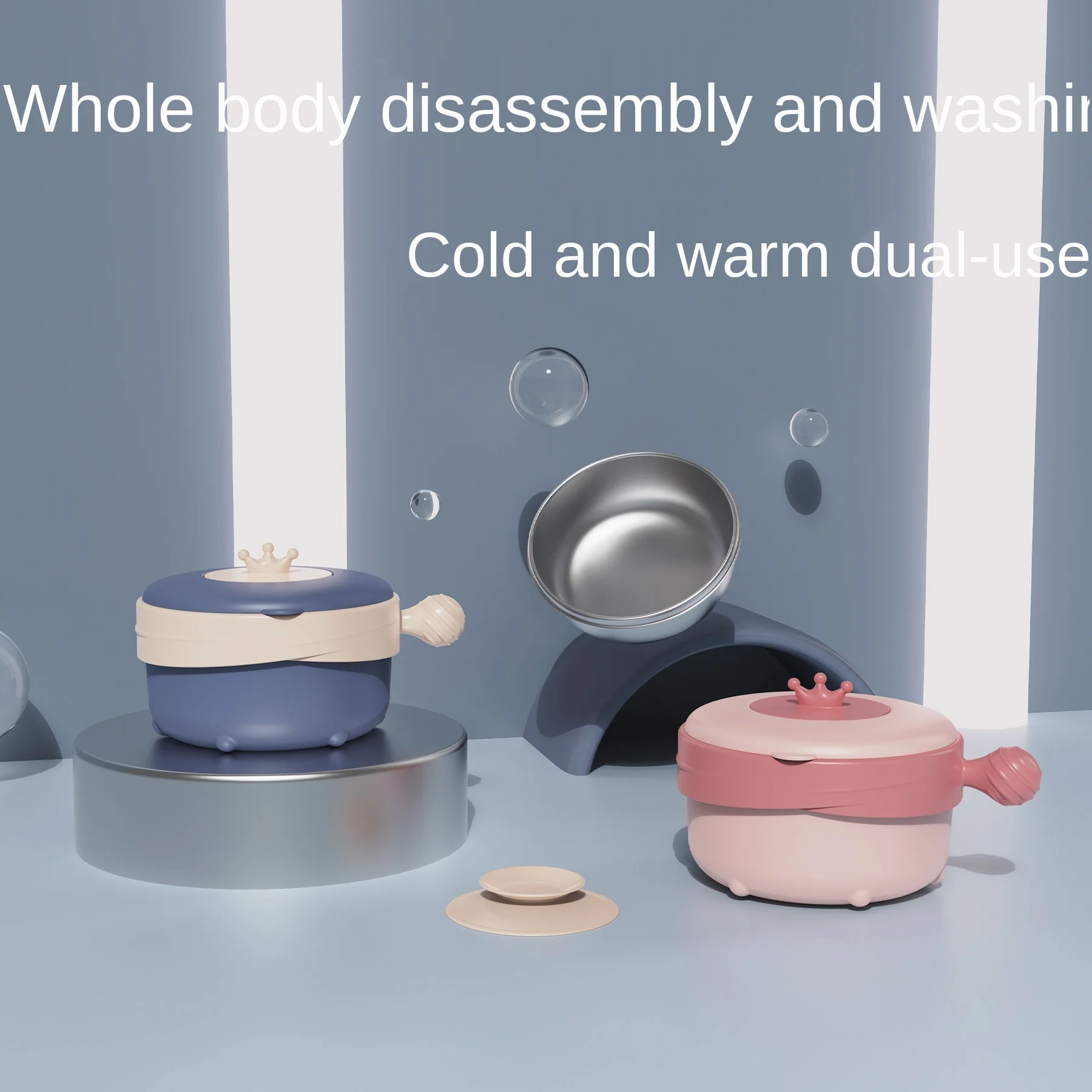 Stainless Steel Water Injection Filling Baby Feeding Bowl Keep Warm Anti Falling Sucker Kids Dishes Children Tableware
Stainless Steel Water Injection Filling Baby Feeding Bowl Keep Warm Anti Falling Sucker Kids Dishes Children Tableware