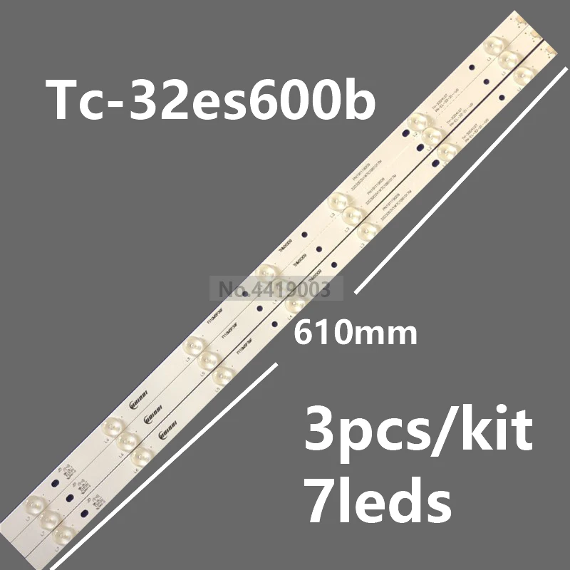 10kit = 30 шт. светодиодный Подсветка полоса 7 лампа 610 мм для 32 дюймов ТВ Tc-32es600b Tc-32fs600b
10kit = 30 шт. светодиодный Подсветка полоса 7 лампа 610 мм для 32 дюймов ТВ Tc-32es600b Tc-32fs600b