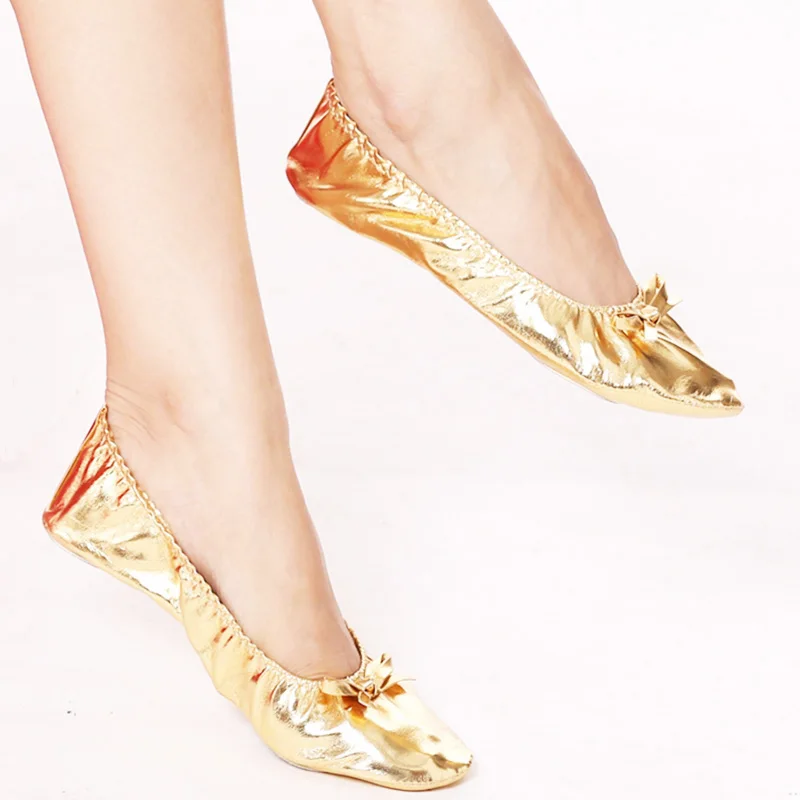 USHINE Feet care pads Flat PU Top Gold Soft Indian woman Belly Dance Shoes Leather Belly Ballet Dance Shoes Children Girls Woman
USHINE Feet care pads Flat PU Top Gold Soft Indian woman Belly Dance Shoes Leather Belly Ballet Dance Shoes Children Girls Woman