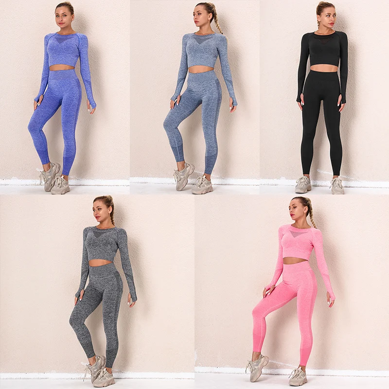 1/2/3/4PCS Seamless Women Yoga Set Workout Sportswear Gym Clothing Fitness Long Sleeve Crop Top High Waist Leggings Sports Suits
1/2/3/4PCS Seamless Women Yoga Set Workout Sportswear Gym Clothing Fitness Long Sleeve Crop Top High Waist Leggings Sports Suits