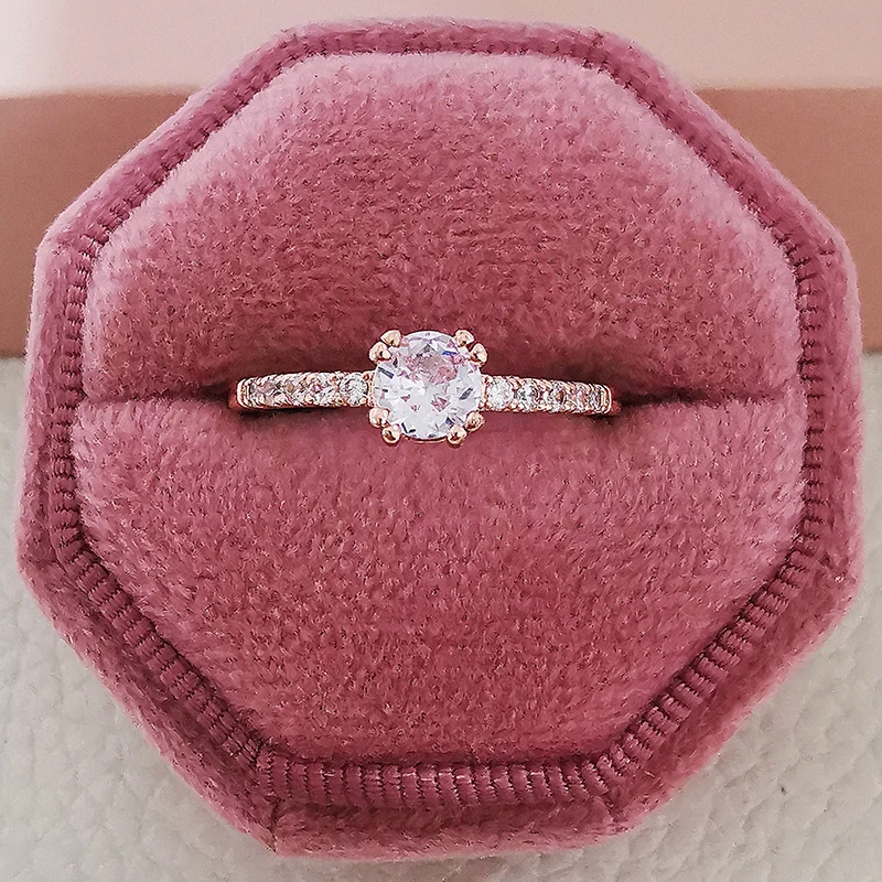 2021 new product Rose Gold silver Ring Fashion promise ring for engagement simple halo ring for women girl love jewelry R5036
2021 new product Rose Gold silver Ring Fashion promise ring for engagement simple halo ring for women girl love jewelry R5036