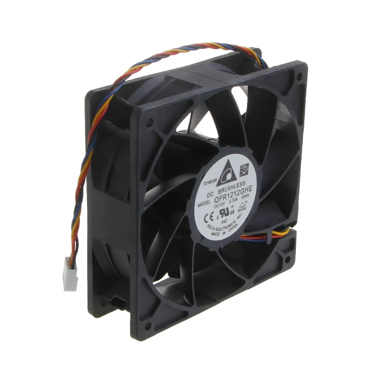 2021 New PC Fan 120mm 12V for QFR1212GHE 120mm 2.7A Cooling Fan 4-Pin PWM for CPU Server
2021 New PC Fan 120mm 12V for QFR1212GHE 120mm 2.7A Cooling Fan 4-Pin PWM for CPU Server