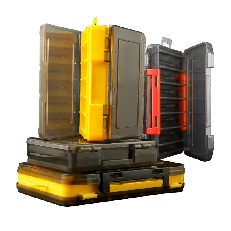 Fishing Tackle Box 12/14 Compartments Fishing Lure Hook Boxes Storage Double Sided High Strength Fishing Lure Box
Fishing Tackle Box 12/14 Compartments Fishing Lure Hook Boxes Storage Double Sided High Strength Fishing Lure Box