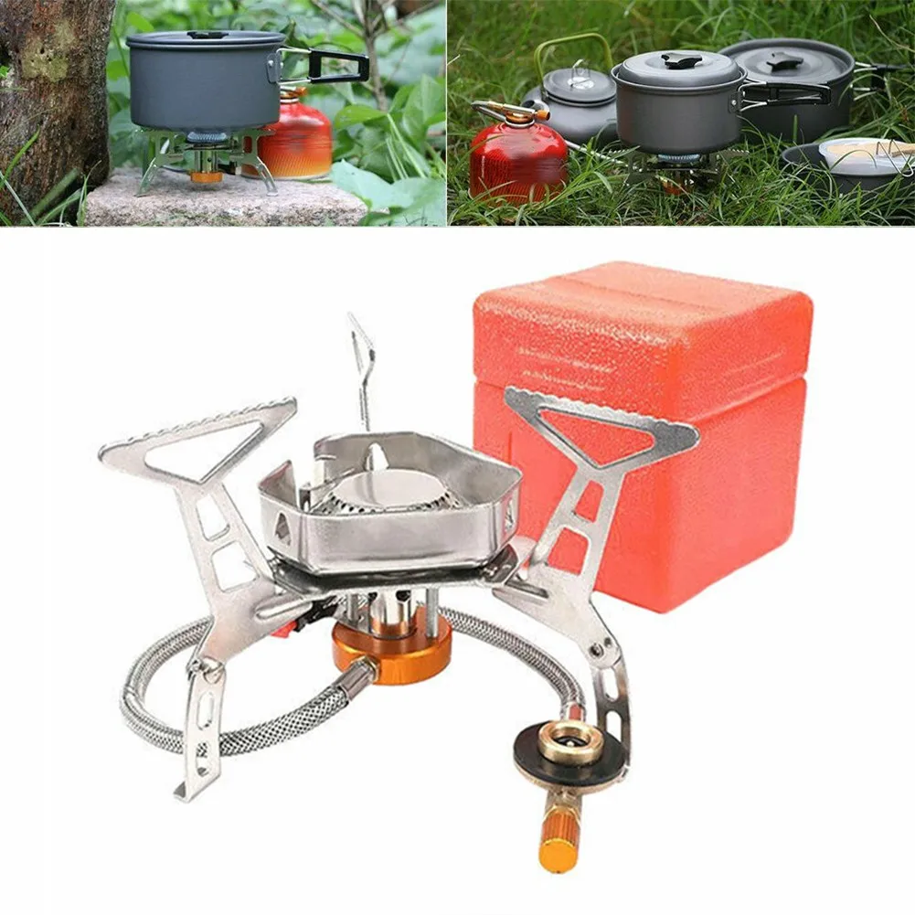 Outdoor Windproof Gas Burner Camping Stove Cooking Grill Burner Butane BBQ Durable Picnic Gas Burner Portable Camping Equipment
Outdoor Windproof Gas Burner Camping Stove Cooking Grill Burner Butane BBQ Durable Picnic Gas Burner Portable Camping Equipment
