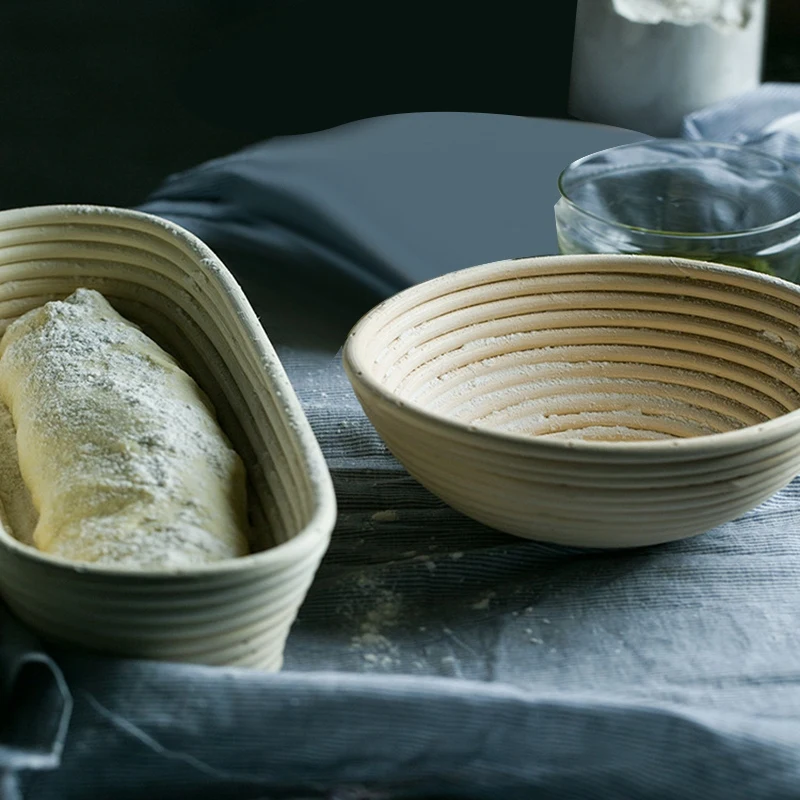 2Pcs Natural Handmade Oval Round Bread Proofing Proving Basket Rattan Banneton-Dough
2Pcs Natural Handmade Oval Round Bread Proofing Proving Basket Rattan Banneton-Dough