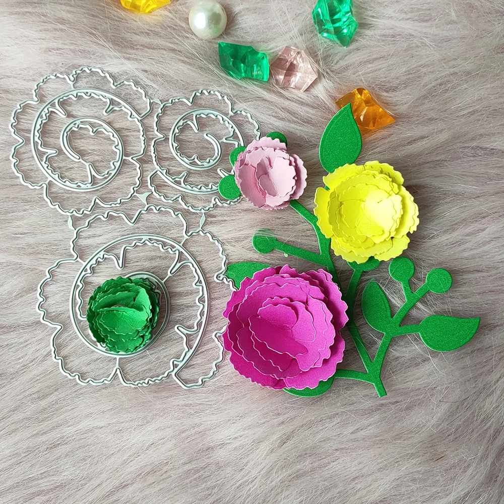 New 3 Pcs roses metal cutting die mould scrapbook decoration embossed photo album decoration card making DIY handicrafts
New 3 Pcs roses metal cutting die mould scrapbook decoration embossed photo album decoration card making DIY handicrafts