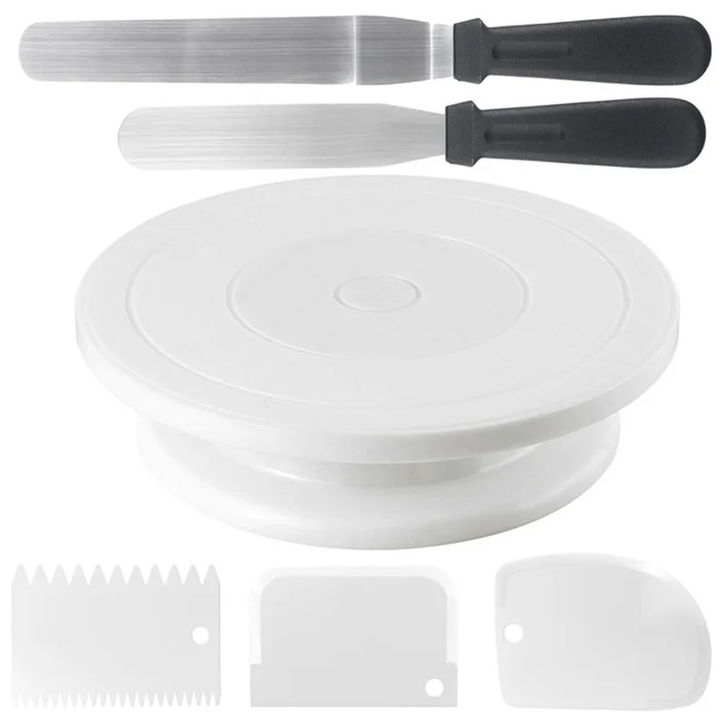 DIY Cake Turntable Rotating Anti-skid Round Cake Stand Cake Decorating Tools Cake Rotary Table Kitchen DIY Pan Baking Tools
DIY Cake Turntable Rotating Anti-skid Round Cake Stand Cake Decorating Tools Cake Rotary Table Kitchen DIY Pan Baking Tools