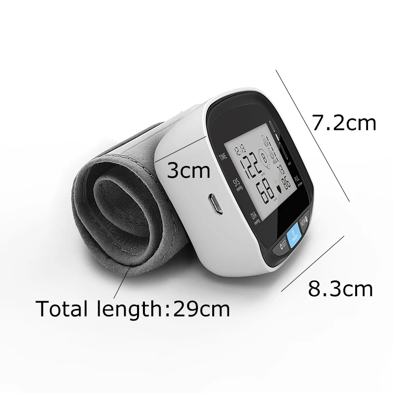 1 Pice Wrist Automatic Blood Pressure Monitor Without Voice Home Use Convenient Electric Medical Health Medical Machine
1 Pice Wrist Automatic Blood Pressure Monitor Without Voice Home Use Convenient Electric Medical Health Medical Machine