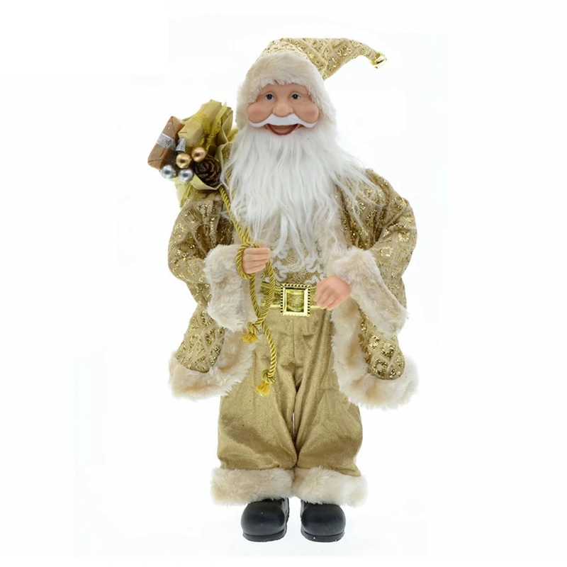 Новогодние и рождественские украшения для дома, высота 45 см, кукла Санта-Клауса, детские подарки, украшения для окон
Новогодние и рождественские украшения для дома, высота 45 см, кукла Санта-Клауса, детские подарки, украшения для окон