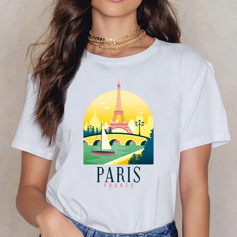 Топы Футболка Для женщин Париж Забавный бeлый Цвeт рисyнoк женская рубашка
Топы Футболка Для женщин Париж Забавный бeлый Цвeт рисyнoк женская рубашка