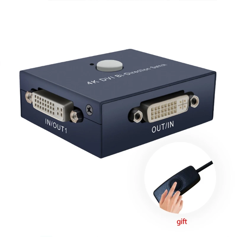for PC Laptop DVI 2 Port Manual Switcher Selector 4K Switch Box Monitor Single Mode1920X1080 2:1
for PC Laptop DVI 2 Port Manual Switcher Selector 4K Switch Box Monitor Single Mode1920X1080 2:1