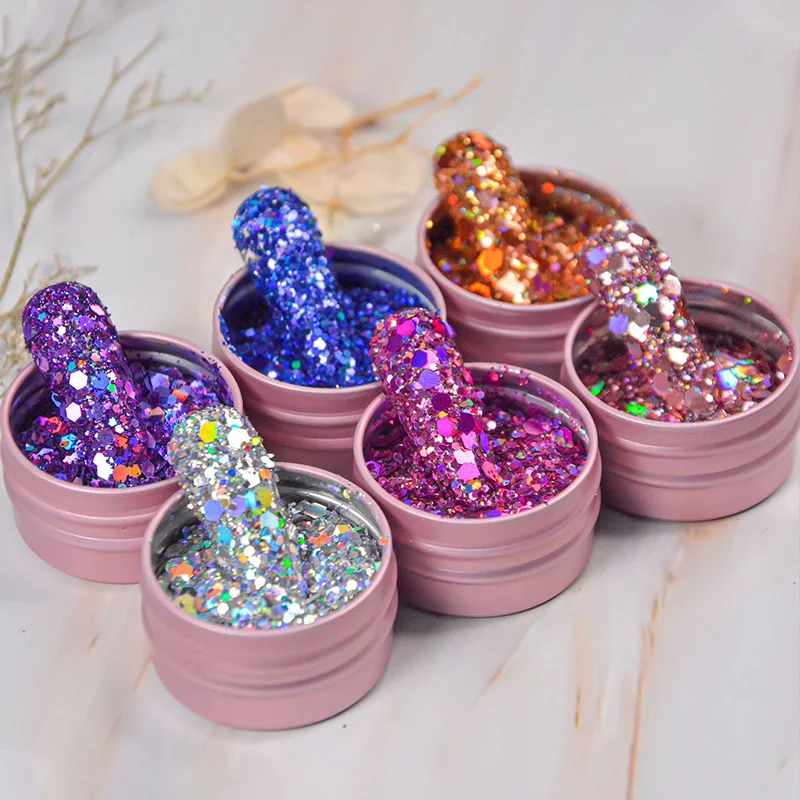 1 Jar iridescent Glitter Sequins Chunky Mixed Hexagon Sequins Powder Manicures iridescent Sparkly Loose Glitter For Nails
1 Jar iridescent Glitter Sequins Chunky Mixed Hexagon Sequins Powder Manicures iridescent Sparkly Loose Glitter For Nails
