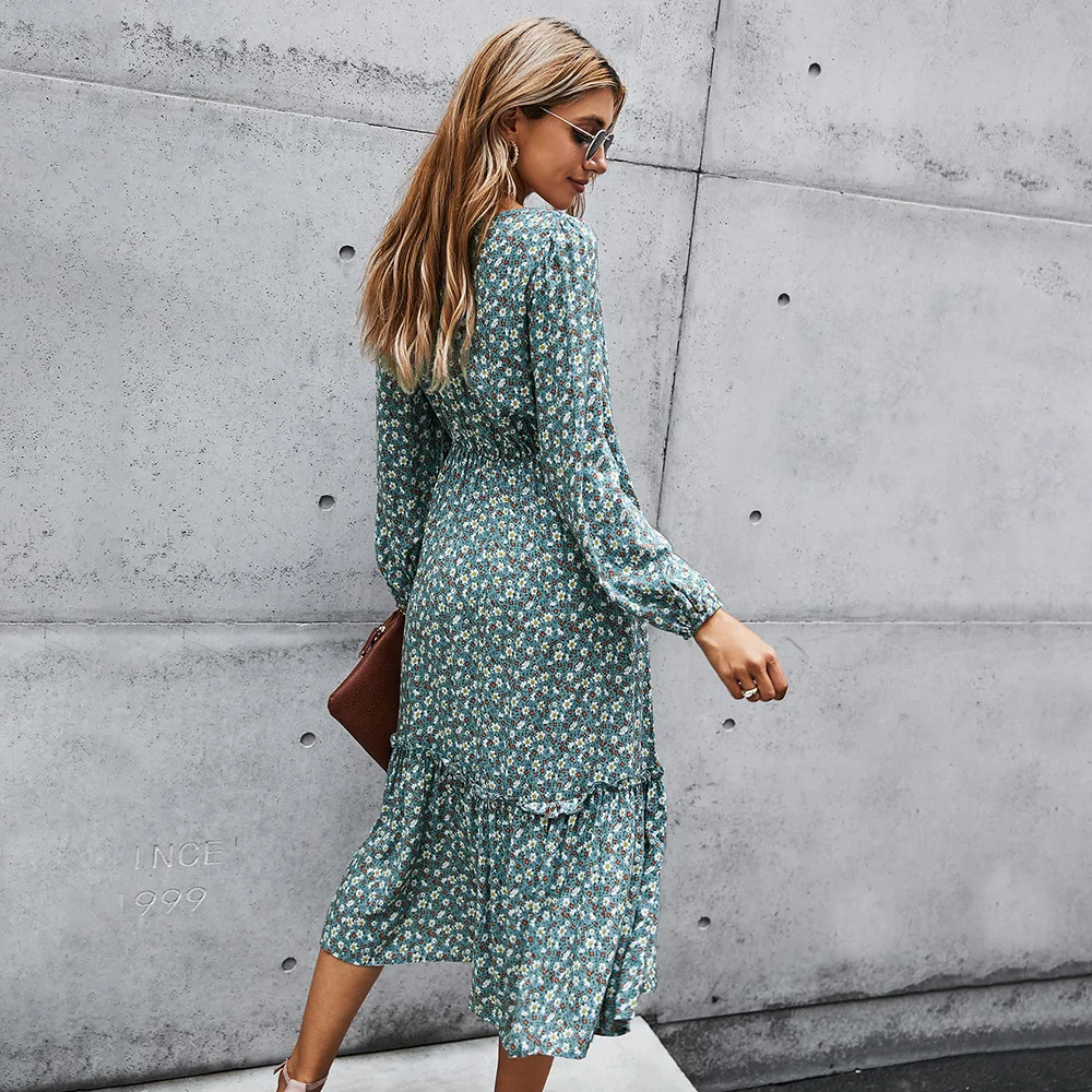 Women Long Dress Autumn Winter Long Sleeve Elegant Ladies Flower Square Collar Dresses Party 2021 Black Clothes For Woman
Women Long Dress Autumn Winter Long Sleeve Elegant Ladies Flower Square Collar Dresses Party 2021 Black Clothes For Woman