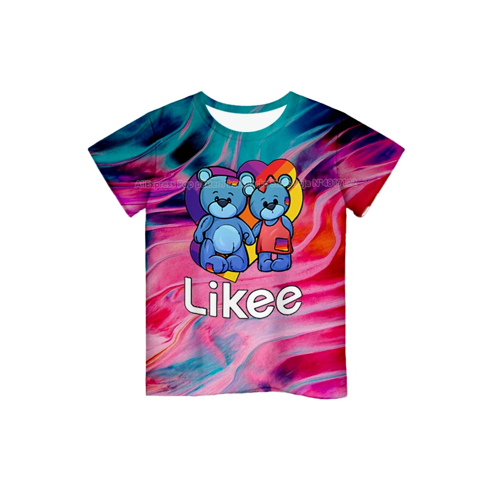 3D Print Kids LIKEE T Shirt Child Likee App Video Cartoon Cat Dog Fox T-shirts Toddler Boy Girl Creative Graphic Tshirt Tee Tops
3D Print Kids LIKEE T Shirt Child Likee App Video Cartoon Cat Dog Fox T-shirts Toddler Boy Girl Creative Graphic Tshirt Tee Tops