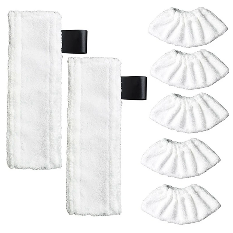 Floor Mop Cloth Brush Cover Cleaning Pad For Karcher SC2 SC3 SC4 SC5 Steam Cleaner, 8PCS
Floor Mop Cloth Brush Cover Cleaning Pad For Karcher SC2 SC3 SC4 SC5 Steam Cleaner, 8PCS