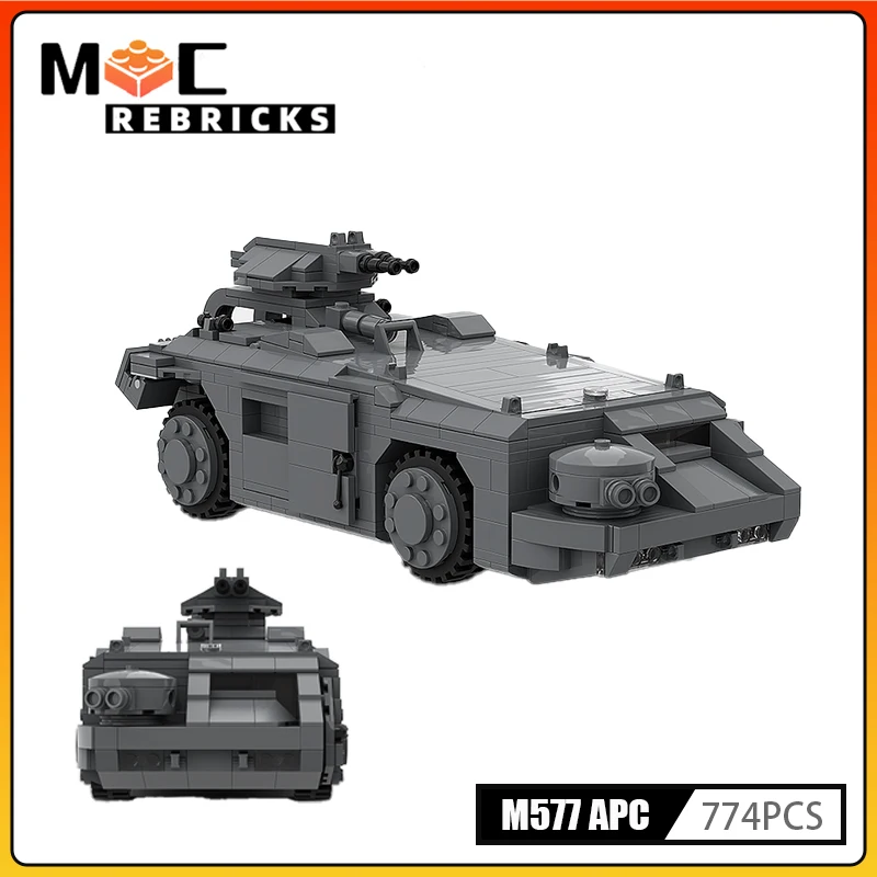 Конструктор M577 военный из фильма «Звездный фильм»
Конструктор M577 военный из фильма «Звездный фильм»