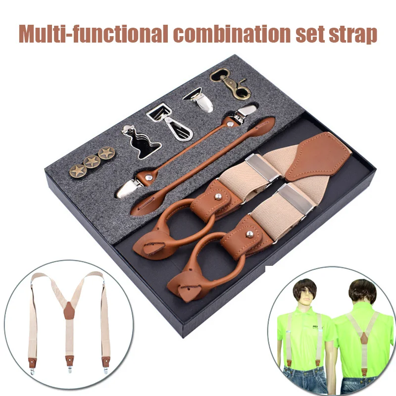 Y Back Suspenders Set for Men Women with Heavy Duty Clips Wide Adjustable Elastic Braces for Casual Pants Jeans Party Wedding
Y Back Suspenders Set for Men Women with Heavy Duty Clips Wide Adjustable Elastic Braces for Casual Pants Jeans Party Wedding