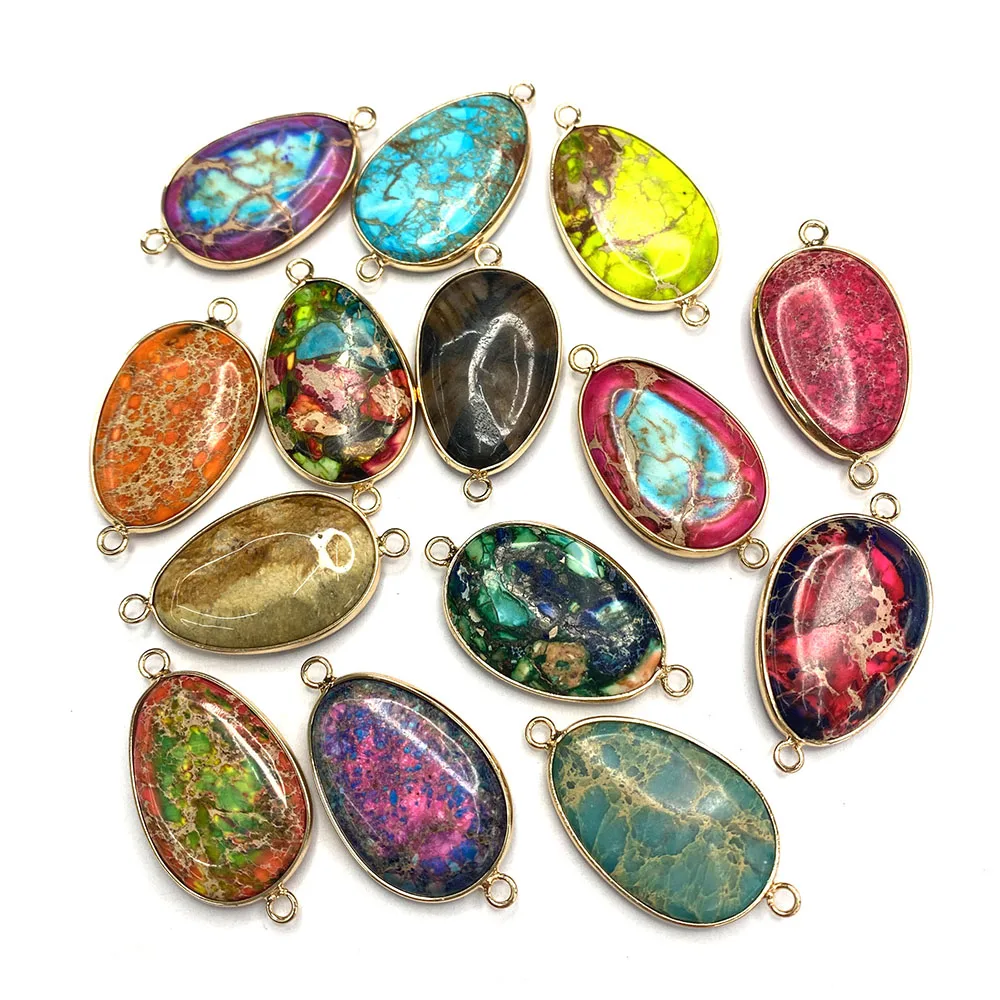 Natural Emperor Stone Pendant Color Two Hole Healing Reiki Stone Irregular Pendant Necklace Jewelry Accessories Handmade Make
Natural Emperor Stone Pendant Color Two Hole Healing Reiki Stone Irregular Pendant Necklace Jewelry Accessories Handmade Make
