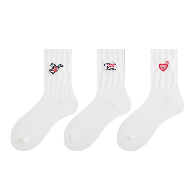 Spring and Autumn Embroidered White Socks for Women Middle Tube Cotton Socks Stockings Sports harajuku funny socks kawaii
Spring and Autumn Embroidered White Socks for Women Middle Tube Cotton Socks Stockings Sports harajuku funny socks kawaii