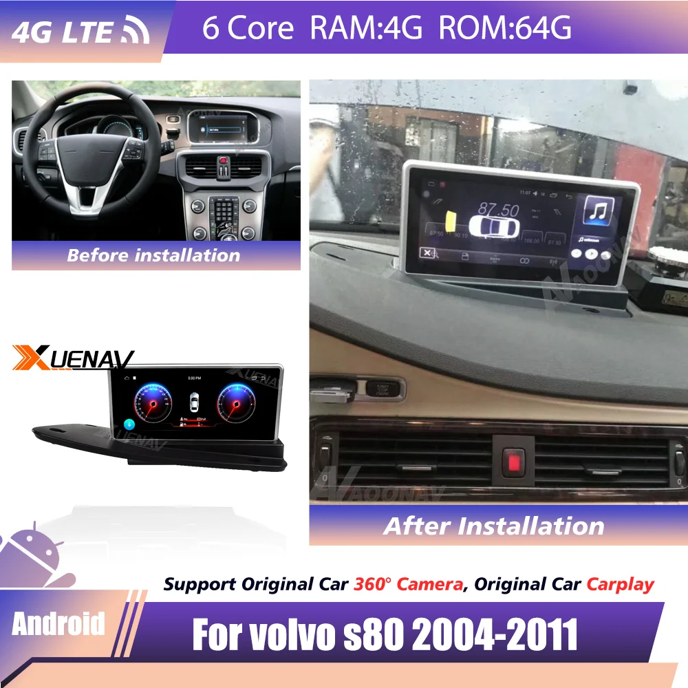 Android Car GPS Navigation For Volvo S80 2004 2005 2006 2007 2008 2009 2010 2011 Car DVD Player For Volvo S80 Radio Stereo
Android Car GPS Navigation For Volvo S80 2004 2005 2006 2007 2008 2009 2010 2011 Car DVD Player For Volvo S80 Radio Stereo