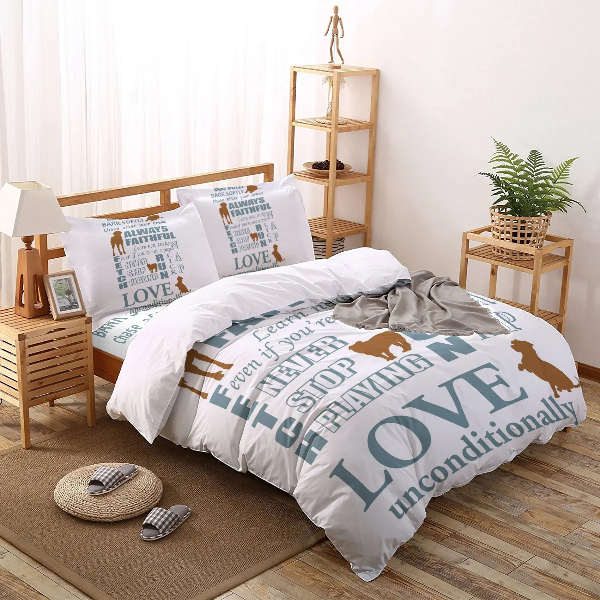 Собака правил белый комплект постельных принадлежностей для дома постельное белье лист королева King Size покрывало на кровать чехлы
Собака правил белый комплект постельных принадлежностей для дома постельное белье лист королева King Size покрывало на кровать чехлы