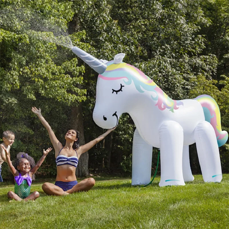 Giant Inflatable Unicorn Water Spray Outdoor Fountain Beach Party Swimming Float Pool Toys For Children and Adults
Giant Inflatable Unicorn Water Spray Outdoor Fountain Beach Party Swimming Float Pool Toys For Children and Adults